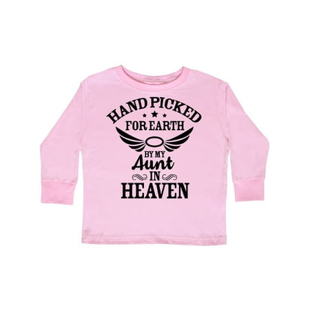 Inktastic Handpicked for Earth By My Aunt in Heaven with Angel Wings Gift Toddler Boy or Toddler Girl Long Sleeve T-Shirt
Inktastic Handpicked for Earth By My Aunt in Heaven with Angel Wings Gift Toddler Boy or Toddler Girl Long Sleeve T-Shirt
