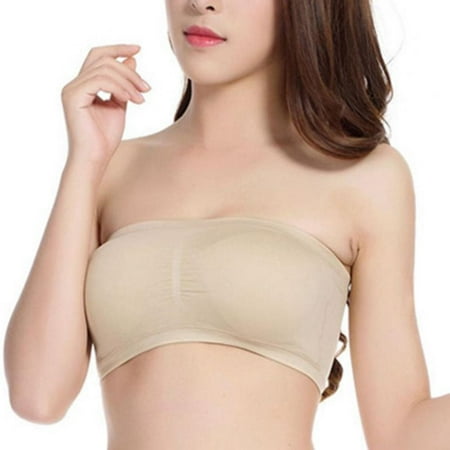 Women s Strapless Bralette Seamless Bandeau Stretchy Removable-Padded Bandeau Tube Top Bra
Women s Strapless Bralette Seamless Bandeau Stretchy Removable-Padded Bandeau Tube Top Bra