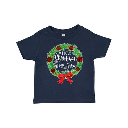 Inktastic I Love Christmas with My Nana and Papa Wreath Gift Toddler Boy or Toddler Girl T-Shirt
Inktastic I Love Christmas with My Nana and Papa Wreath Gift Toddler Boy or Toddler Girl T-Shirt