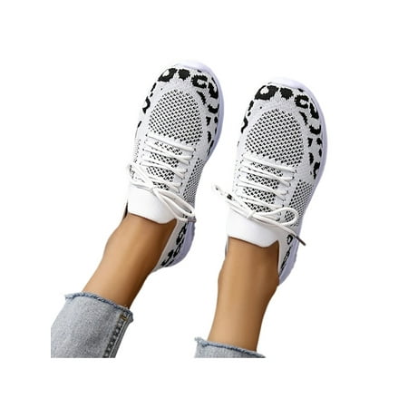 Daeful Women Trainers Breathable Sneakers Sport Athletic Shoes Lightweight Leopard Walking Shoe Outdoor Flats Black 7.5
Daeful Women Trainers Breathable Sneakers Sport Athletic Shoes Lightweight Leopard Walking Shoe Outdoor Flats Black 7.5