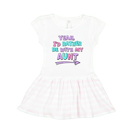 Inktastic Yeah I d Rather Be with My Aunt in Pink Blue and Purple Gift Toddler Girl Dress
Inktastic Yeah I d Rather Be with My Aunt in Pink Blue and Purple Gift Toddler Girl Dress