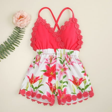 Baby clothes for girls Toddler Baby Girls Ruffles Floral Printed Backless Suspender Romper Jumpsuit CHMORA
Baby clothes for girls Toddler Baby Girls Ruffles Floral Printed Backless Suspender Romper Jumpsuit CHMORA