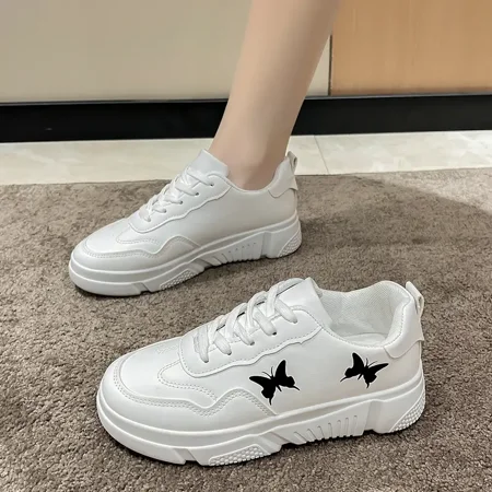 Women‘s Butterfly Printed Platform Chunky Sneakers Classic Lace-Up Skate Shoes Women‘s Footwear
Women‘s Butterfly Printed Platform Chunky Sneakers Classic Lace-Up Skate Shoes Women‘s Footwear