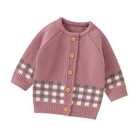 Rovga Baby Girl Boy Knit Cardigan Sweater Warm Pullover Tops Toddler Plaid Outerwear Jacket Coat Outfit Clothes Soft Comfortable Coat
Rovga Baby Girl Boy Knit Cardigan Sweater Warm Pullover Tops Toddler Plaid Outerwear Jacket Coat Outfit Clothes Soft Comfortable Coat