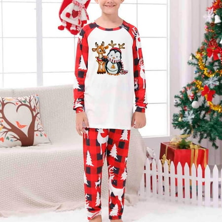 Tfalo Christmas Pajamas For Family Parent-Child Warm Christmas Set Printed Home Wear Pajamas Two-Piece Kid Set
Tfalo Christmas Pajamas For Family Parent-Child Warm Christmas Set Printed Home Wear Pajamas Two-Piece Kid Set