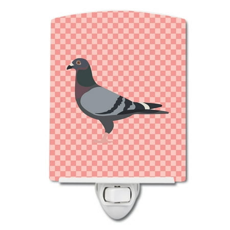 Caroline s Treasures BB7951CNL Racing Pigeon Pink Check Ceramic Night Light 6x4x3 multicolor 
Caroline s Treasures BB7951CNL Racing Pigeon Pink Check Ceramic Night Light 6x4x3 multicolor