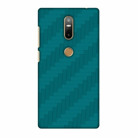 Lenovo Phab 2 Plus Case, Premium Handcrafted Printed Designer Hard Snap on Shell Case Back Cover with Screen Cleaning Kit for Lenovo Phab 2 Plus - Carbon Fibre Redux Aqua Blue 8