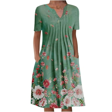 Maternity Dress Church Dresses for Women 2022 Women s Summer Casual V-Neck Short Sleeve Folding Floral Printed Dresses Long Sleeve Dress for Women Homecoming Dresses 2022 Clearance Green XL
Maternity Dress Church Dresses for Women 2022 Women s Summer Casual V-Neck Short Sleeve Folding Floral Printed Dresses Long Sleeve Dress for Women Homecoming Dresses 2022 Clearance Green XL
