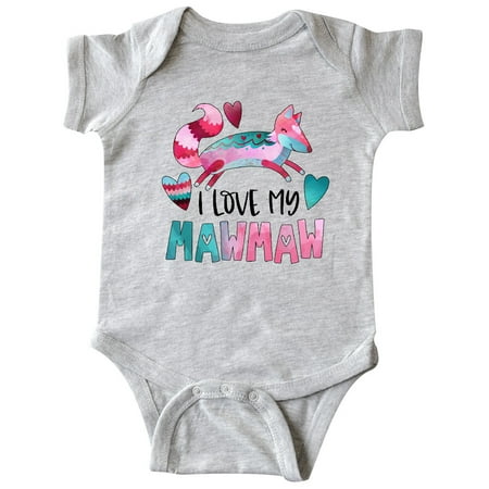 Inktastic I Love My Mawmaw Pink and Blue Fox with Hearts Gift Baby Boy or Baby Girl Bodysuit
Inktastic I Love My Mawmaw Pink and Blue Fox with Hearts Gift Baby Boy or Baby Girl Bodysuit