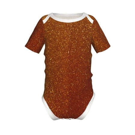 Lukts Orange Glitter Print Baby Short Sleeve Romper Onesie for Newborn Baby Boys and Girls-6 Months
Lukts Orange Glitter Print Baby Short Sleeve Romper Onesie for Newborn Baby Boys and Girls-6 Months