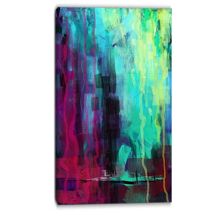 Design Art Abstract Digital Painting Graphic Art on Wrapped Canvas