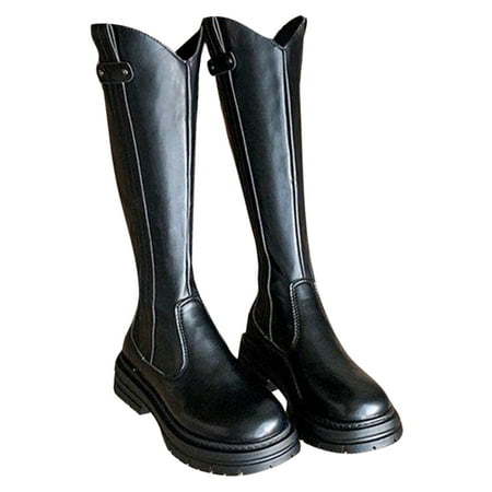 Eloshman Womens Casual Round Toe Winter Knee High Shoes Formal V Cut Zip Non Slip Chunky Heel Riding Boots Black Warm Lined 5.5
Eloshman Womens Casual Round Toe Winter Knee High Shoes Formal V Cut Zip Non Slip Chunky Heel Riding Boots Black Warm Lined 5.5
