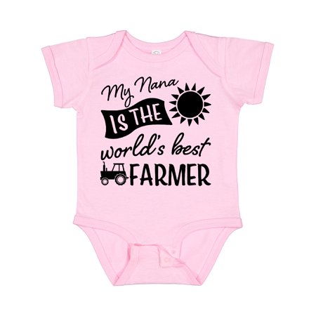 Inktastic My Nana is the World s Best Farmer Tractor Design Gift Baby Boy or Baby Girl Bodysuit
Inktastic My Nana is the World s Best Farmer Tractor Design Gift Baby Boy or Baby Girl Bodysuit