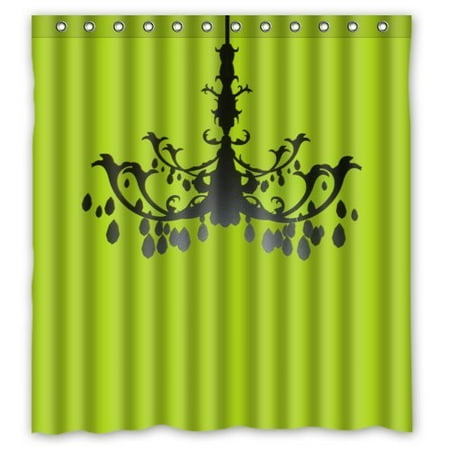 WOPOP Green Background Chandelier Waterproof Bathroom Fabric Shower Curtain 66x72 inches
WOPOP Green Background Chandelier Waterproof Bathroom Fabric Shower Curtain 66x72 inches
