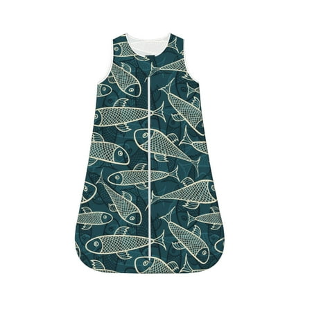 Cauagu Fish Style for Infant Wearable Blanket Unisex Girl Boy Swaddle Transition Sack - Newborn Essentials Sleep Clothes-Medium
Cauagu Fish Style for Infant Wearable Blanket Unisex Girl Boy Swaddle Transition Sack - Newborn Essentials Sleep Clothes-Medium