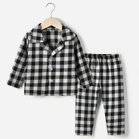CHGBMOK Clearance Toddler Kids Baby Boys Girls Plaids Print Pajamas Winter Coats Pants Outfits Set
CHGBMOK Clearance Toddler Kids Baby Boys Girls Plaids Print Pajamas Winter Coats Pants Outfits Set