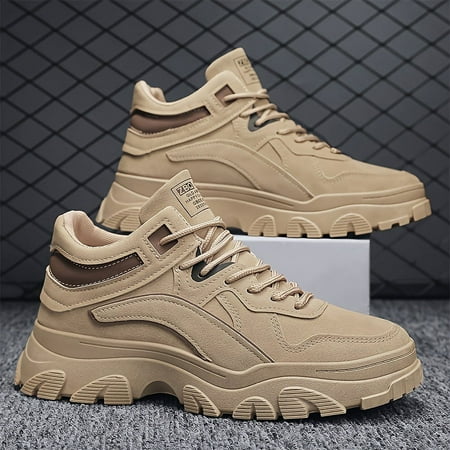 YANGKJ Trendy Men‘s Casual Solid Lace Up Platform Shoes for Outdoor Walking Business Trip and Working - Non Slip
YANGKJ Trendy Men‘s Casual Solid Lace Up Platform Shoes for Outdoor Walking Business Trip and Working - Non Slip