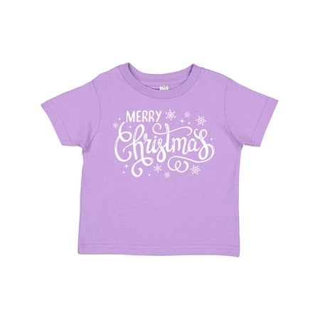 Inktastic Merry Christmas Hand Lettering with Snowflakes in White Boys or Girls Toddler T-Shirt
Inktastic Merry Christmas Hand Lettering with Snowflakes in White Boys or Girls Toddler T-Shirt