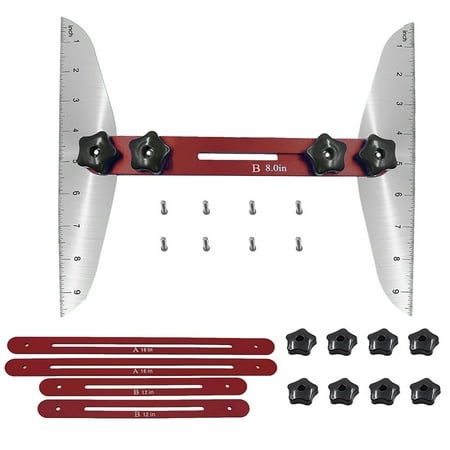 BAMILL Stair Treads Gauge Template Tool - Stair Jig Measuring Stair Tool Shelf Scribe
BAMILL Stair Treads Gauge Template Tool - Stair Jig Measuring Stair Tool Shelf Scribe