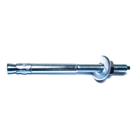 5/8 x 8-1/2 Zinc Plated Steel Concrete Wedge Stud Anchor Bolts (10 pcs.)