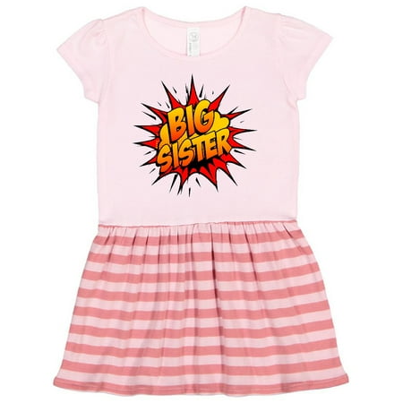 Inktastic Big Sister Super Hero Gift Toddler Girl Dress
