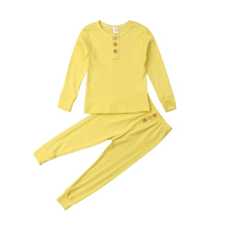 Toddler Kids Baby Girls Boys Sleepwear Sets Long Sleeve Pullover Tops+Pants Casual Outfit
Toddler Kids Baby Girls Boys Sleepwear Sets Long Sleeve Pullover Tops+Pants Casual Outfit