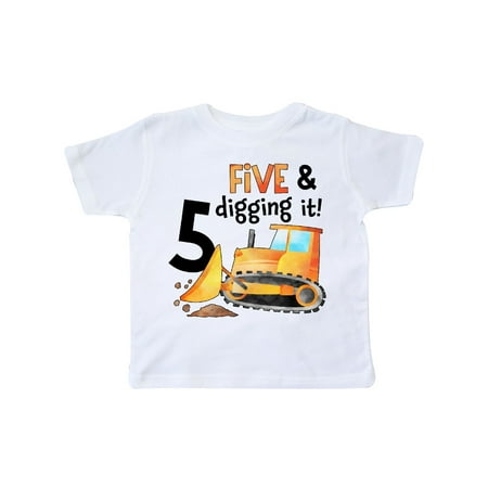 Inktastic Five and Digging It Bulldozer 5th Birthday Gift Toddler Boy or Toddler Girl T-Shirt
Inktastic Five and Digging It Bulldozer 5th Birthday Gift Toddler Boy or Toddler Girl T-Shirt
