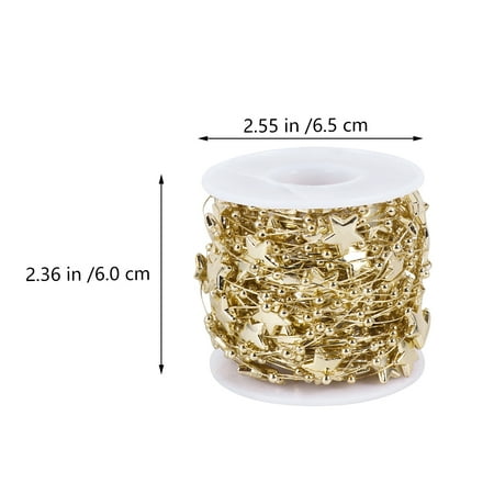 2 Rolls of Christmas Bead Pendant DIY Bead Chain Accessories Decorative Beads Chain
2 Rolls of Christmas Bead Pendant DIY Bead Chain Accessories Decorative Beads Chain