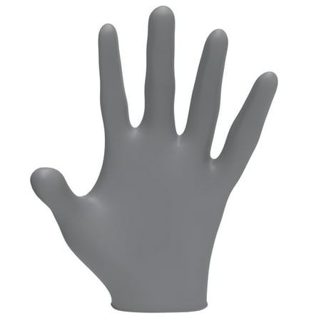 L3VEL3 Silver Nitrile Gloves Disposable Gloves Size XL 100 pc