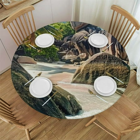 BANET Beach Pattern Round Table Cover Elastic Edge Outdoor Picnic Patio Party or Indoor Dinner Dining Tables Decoration Multicolor for Round Tables 31 -35
BANET Beach Pattern Round Table Cover Elastic Edge Outdoor Picnic Patio Party or Indoor Dinner Dining Tables Decoration Multicolor for Round Tables 31 -35