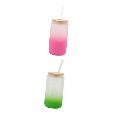 2pcs Reusable Water Cup Jar Leakproof Storage Coffee Travel Home Office Pink and Green
2pcs Reusable Water Cup Jar Leakproof Storage Coffee Travel Home Office Pink and Green