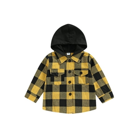 Ma&Baby Toddler Baby Boy Flannel Plaid Jacket Long Sleeve Button Down Hooded Shirts Coats Shacket
Ma&Baby Toddler Baby Boy Flannel Plaid Jacket Long Sleeve Button Down Hooded Shirts Coats Shacket