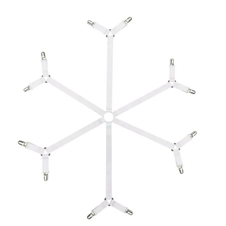 Kuluzego Sheet Bracket Corner with Clip Sheet Non-Slip Holder (6 Heads 12 Clips)Big Deal Y
Kuluzego Sheet Bracket Corner with Clip Sheet Non-Slip Holder (6 Heads 12 Clips)Big Deal Y