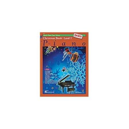 Alfred 00-16937 Basic Piano Course- Top Hits Christmas Book 2 - Music Book