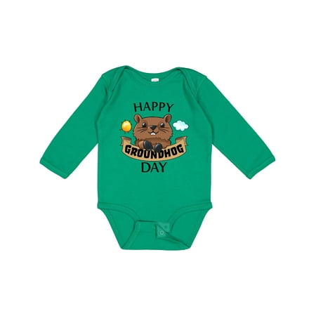 Inktastic Happy Groundhog Day- Cute Gift Baby Boy or Baby Girl Long Sleeve Bodysuit
Inktastic Happy Groundhog Day- Cute Gift Baby Boy or Baby Girl Long Sleeve Bodysuit