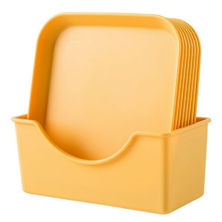 Household Japanese Bone Plate Square Plate Plastic Fruit Bone Plate Cake Plate Table Plate F