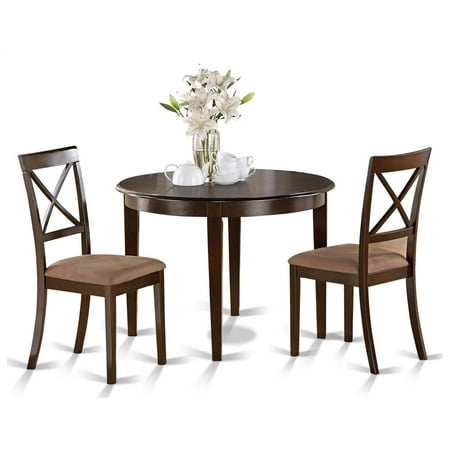3-Pc Round Dining Table Set