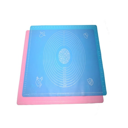 TiFyTof2ys Silicone Baking Cake Dough Fondant Rolling Kneading Mat Grill Pad