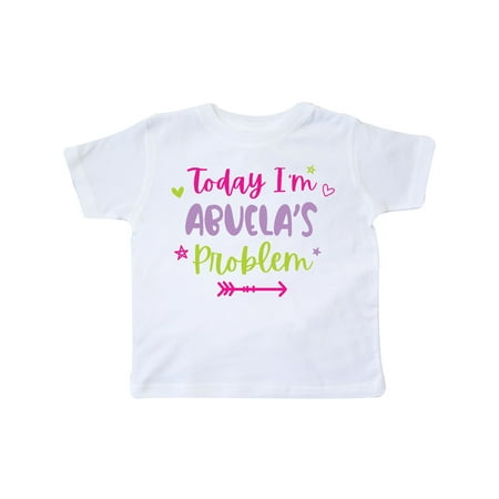 Inktastic Child Funny Today Im Abuelas Problem Gift Toddler Toddler Girl T-Shirt
Inktastic Child Funny Today Im Abuelas Problem Gift Toddler Toddler Girl T-Shirt
