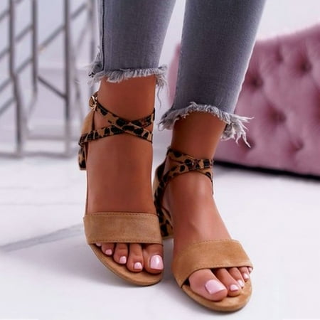 Sandals Women Summer Buckle Strap High Heels Open Toe Breathable Sandals Fashion Shoes
Sandals Women Summer Buckle Strap High Heels Open Toe Breathable Sandals Fashion Shoes