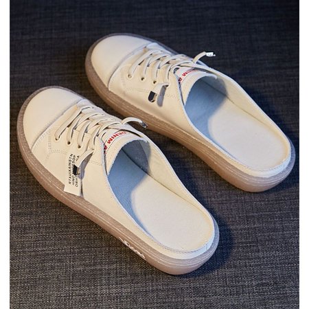 Real Soft Heel-free White Shoes Half Slippers Women‘s 2024 Summer New Popular Slip-on Lazy Slippers
Real Soft Heel-free White Shoes Half Slippers Women‘s 2024 Summer New Popular Slip-on Lazy Slippers