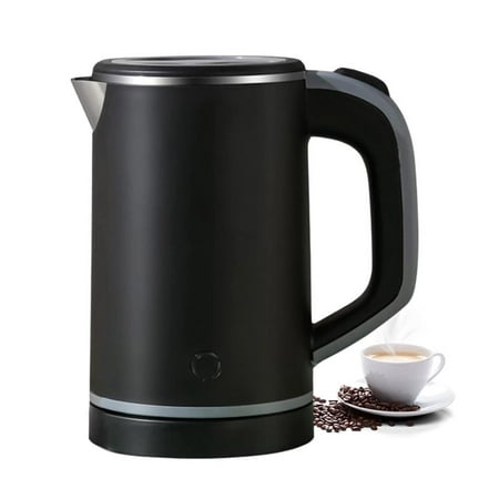 

TAONMEISU Electric Water Kettle Stainless Steel Hot Water Boiler Double Wall and Boil-Dry Protection 0.8-Liter Capacity Electric Teapot with 600-Watts for Fast Heat Up polite