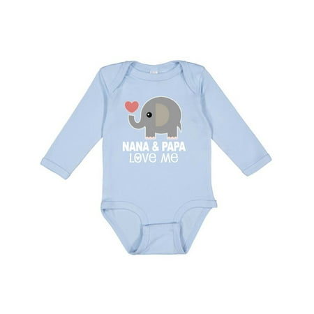 Inktastic Nana and Papa Love Me Grandbaby Gift Baby Boy or Baby Girl Long Sleeve Bodysuit
Inktastic Nana and Papa Love Me Grandbaby Gift Baby Boy or Baby Girl Long Sleeve Bodysuit