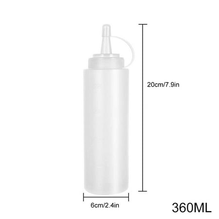 10pcs Squeezes Bottles Plastic Squeezes Sauce Bottles with Caps Ketchup Salad Dressing Bottle New
10pcs Squeezes Bottles Plastic Squeezes Sauce Bottles with Caps Ketchup Salad Dressing Bottle New