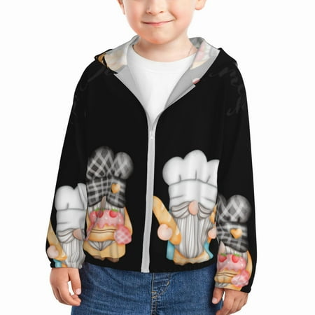 Goofa Little Chef Gnome Printed Kids Zip-Up Hoodie Girls Boys UPF50+ Sun Protection Jacket Hooded Cooling Shirt-5 Years
Goofa Little Chef Gnome Printed Kids Zip-Up Hoodie Girls Boys UPF50+ Sun Protection Jacket Hooded Cooling Shirt-5 Years