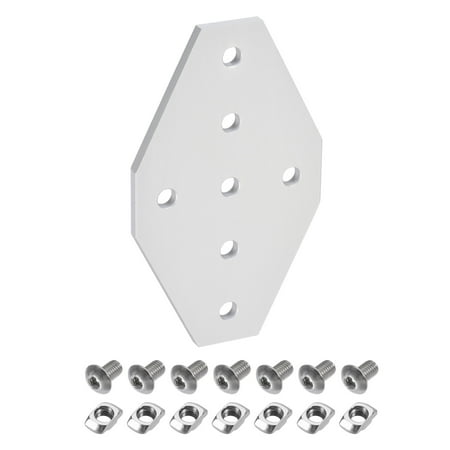 Uxcell Corner Bracket Plate Cross 60x100mm 2020 Aluminum Profile w Nuts and Screws Anodizing White
Uxcell Corner Bracket Plate Cross 60x100mm 2020 Aluminum Profile w Nuts and Screws Anodizing White
