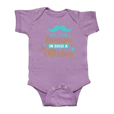 Inktastic All This Awesome In Such A Little Boy - Blue Brown Gift Baby Boy Bodysuit
Inktastic All This Awesome In Such A Little Boy - Blue Brown Gift Baby Boy Bodysuit