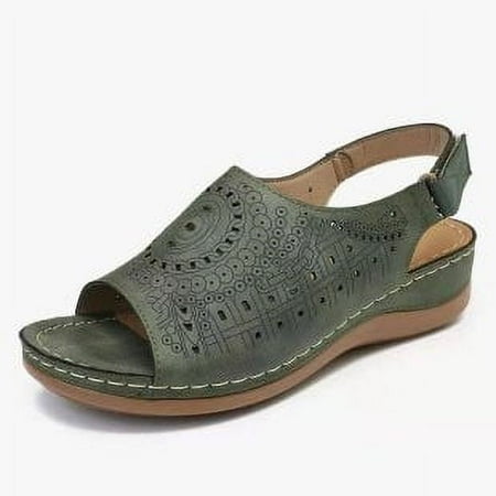 KBODIU Womens Sandals Mothers Day Gifts Beach Walking Non-Slip Causal Slippers Wedge Platform Sandals for Women Dressy Summer Green 42
KBODIU Womens Sandals Mothers Day Gifts Beach Walking Non-Slip Causal Slippers Wedge Platform Sandals for Women Dressy Summer Green 42