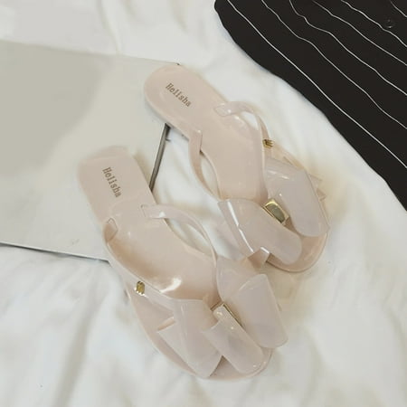 Cathalem Summer Women Three Bowknot Sandals Clip Foot Beach Flat Herringbone Sandals Tall Slipper Boots for Women Beige 6.50
Cathalem Summer Women Three Bowknot Sandals Clip Foot Beach Flat Herringbone Sandals Tall Slipper Boots for Women Beige 6.50