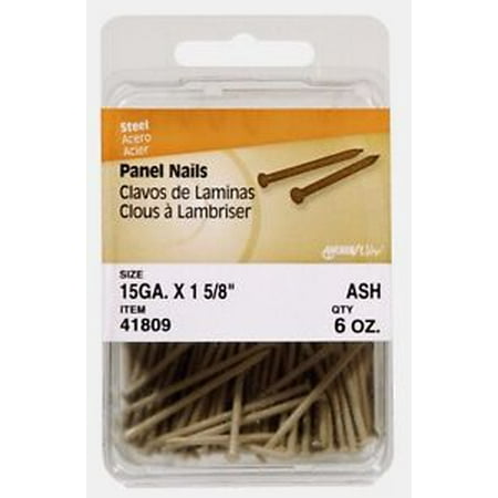 Hillman Flat 1-5/8 in. L Panel Nail Annular Ring Shank 15 Gauge 6 oz. 41809